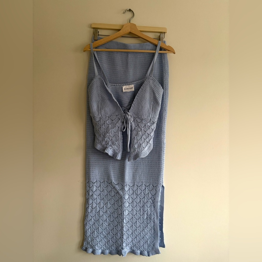 Knit Perwinkle Set